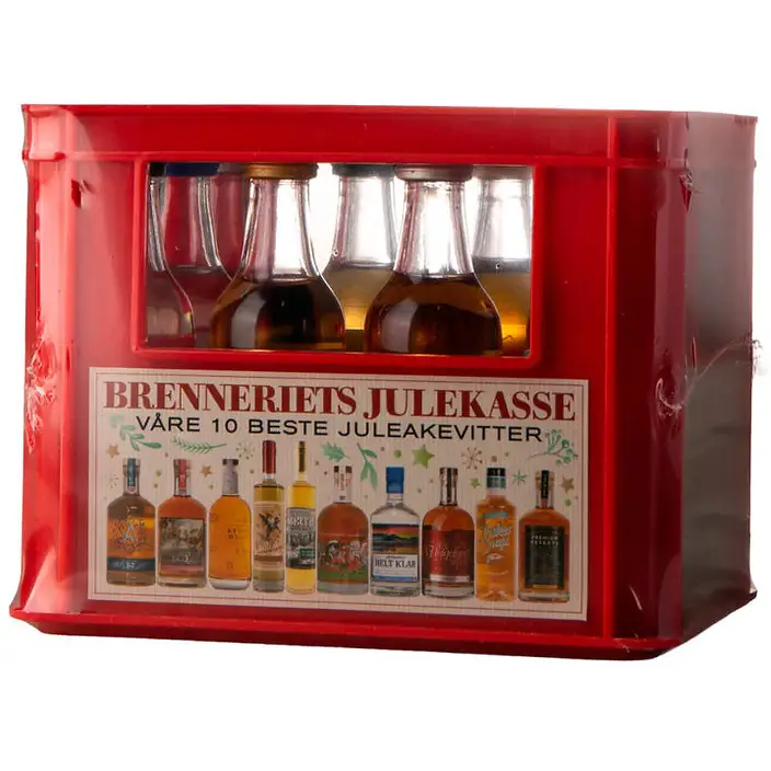 Brenneriets Julekasse • 40% - 10×5 cl Brenneriets Julekasse • 40% - 10×5 cl