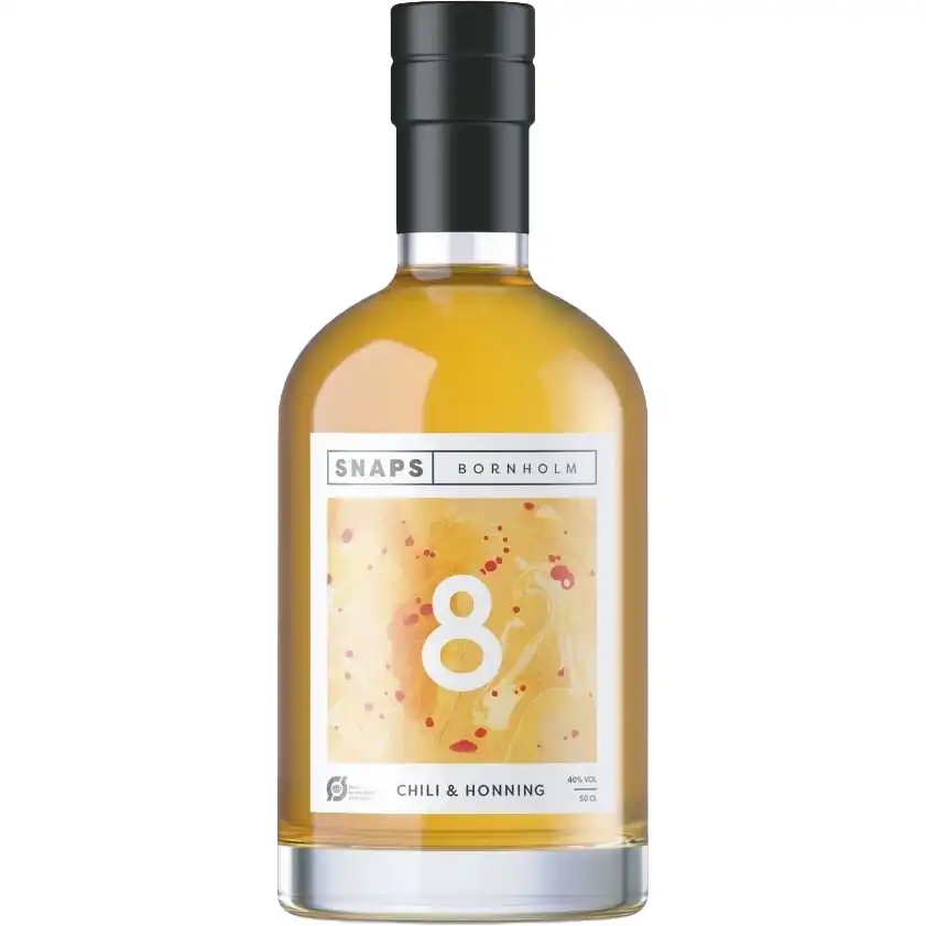 Snaps Bornholm No. 8 Chili & Honning • 40% - 50 cl Snaps Bornholm No. 8 Chili & Honning • 40% - 50 cl