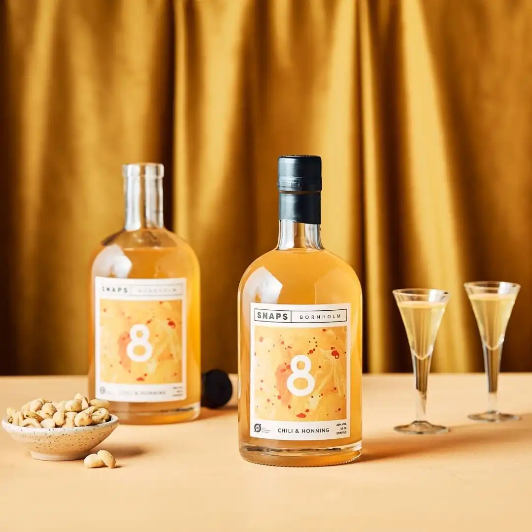 Snaps Bornholm No. 8 Chili & Honning • 40% - 50 cl Snaps Bornholm No. 8 Chili & Honning • 40% - 50 cl
